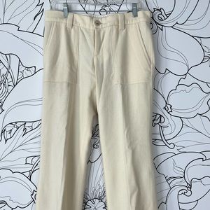Banana Republic cream wool pants.  Size 4